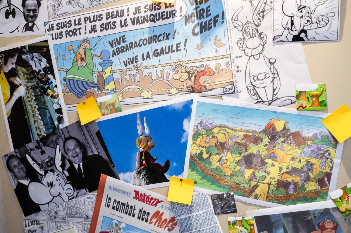 Asterix & Obelix: dietro le quinte de Il duello dei capi insieme agli animatori della serie Asterix & Obelix: dietro le quinte de Il duello dei capi insieme agli animatori della serie