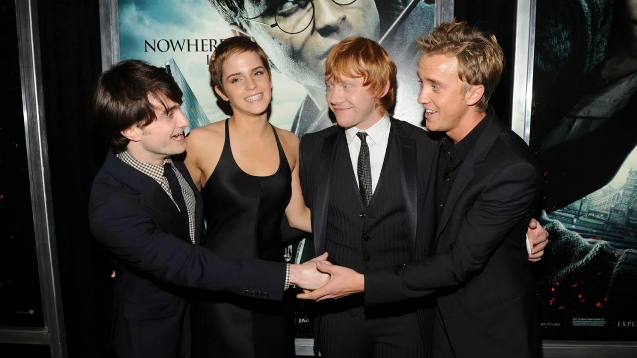 Una foto del cast di Harry Potter