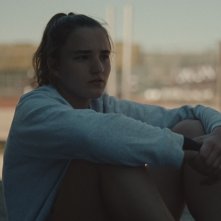 Julie ha un segreto: Tessa Van den Broeck durante una scena