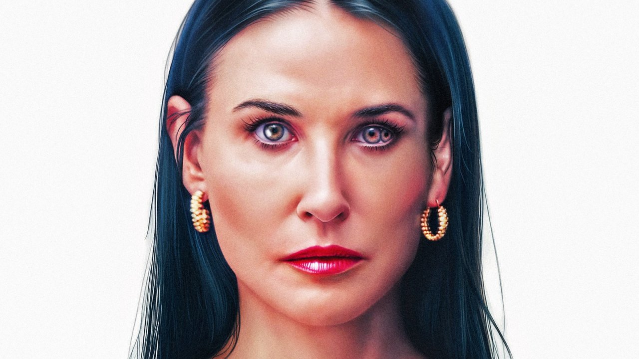 Demi Moore in una scena di The Substance