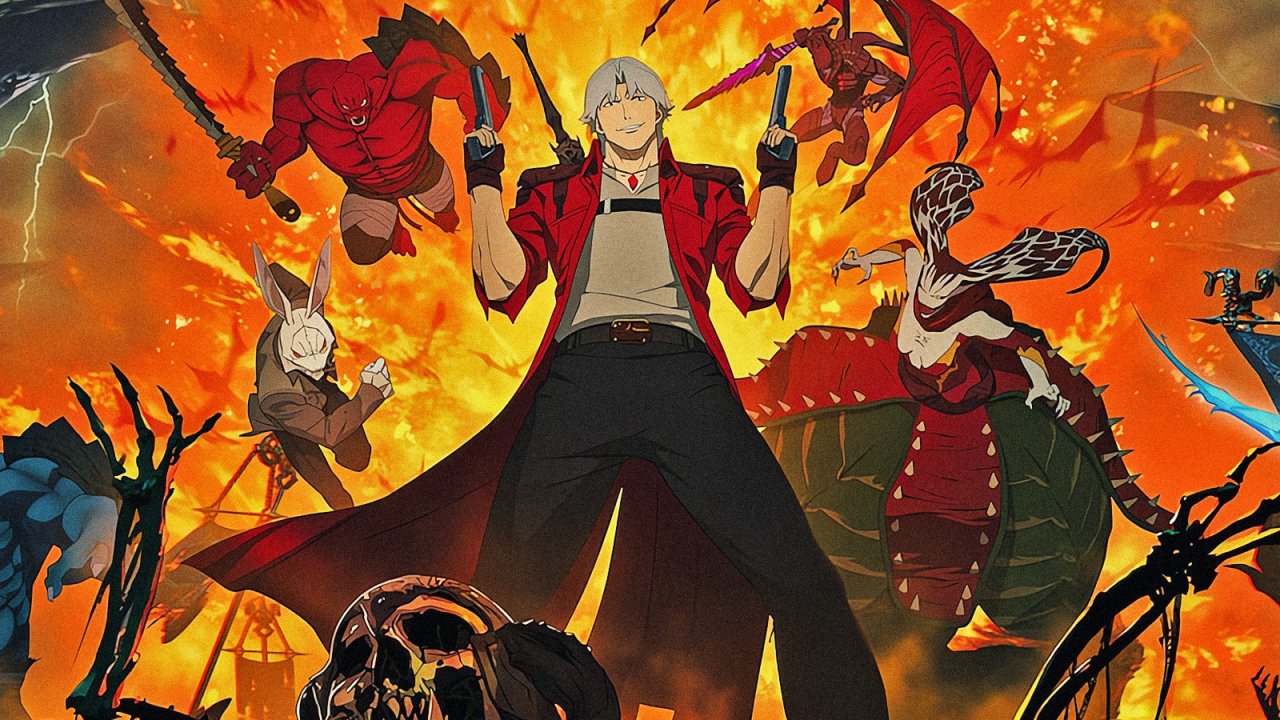 Un ritratto di Dante della serie Netflix di Devil May Cry