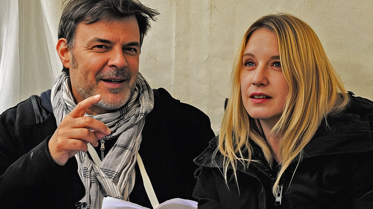 Ludivine Sagnier e Ozon sul set