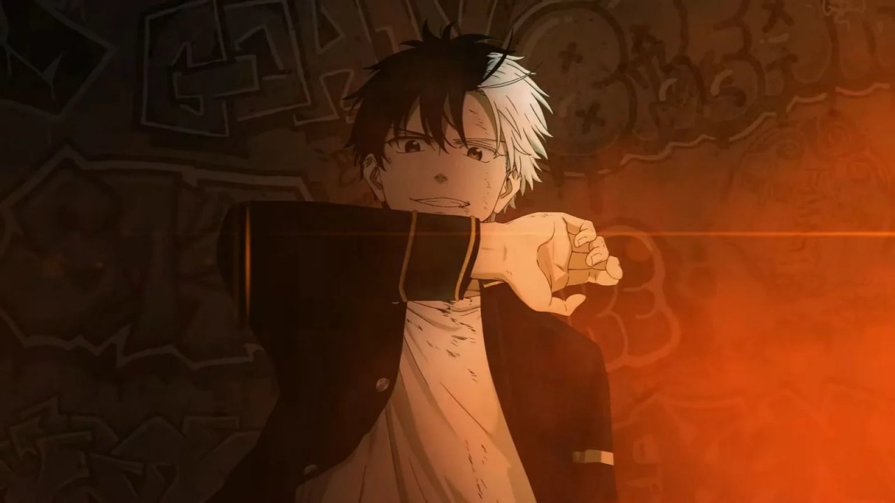 Una scena di Wind Breaker