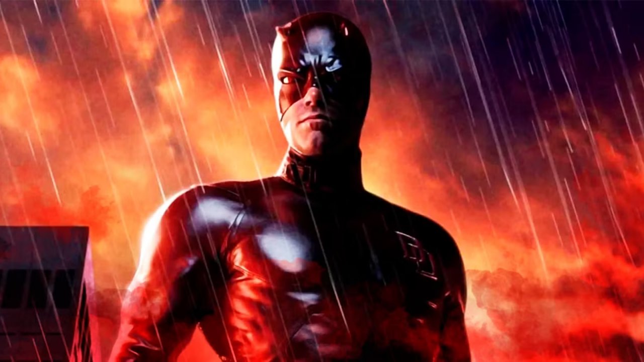 Una foto di Ben Affleck in versione Daredevil