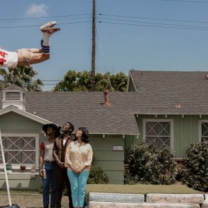 Government Cheese. David Oyelowo, Simone Missick, Evan Ellison e Jahi Di'Hallo Winston in una scena della serie.