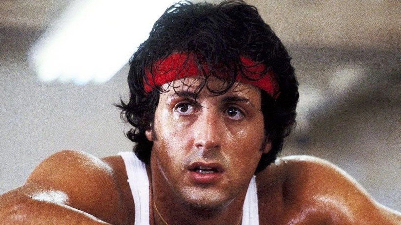 Sylvester Stallone in una scena di Rocky.