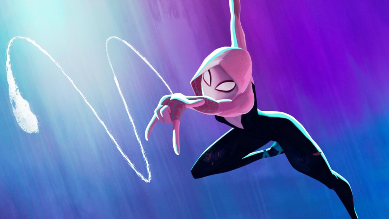 Un'immagine di Gwen nello Spider-Verse