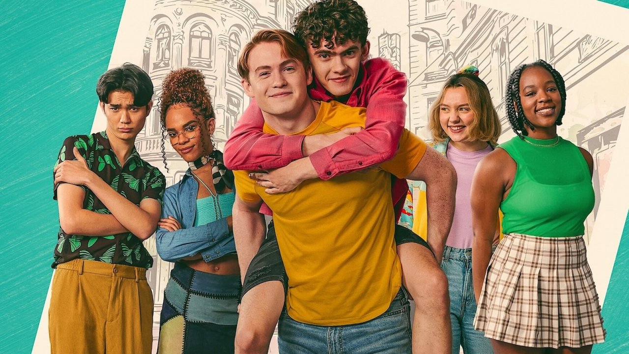 Heartstopper, banner con i protagonisti