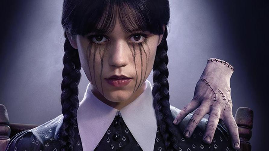 La locandina della seconda stagione di Mercoledì