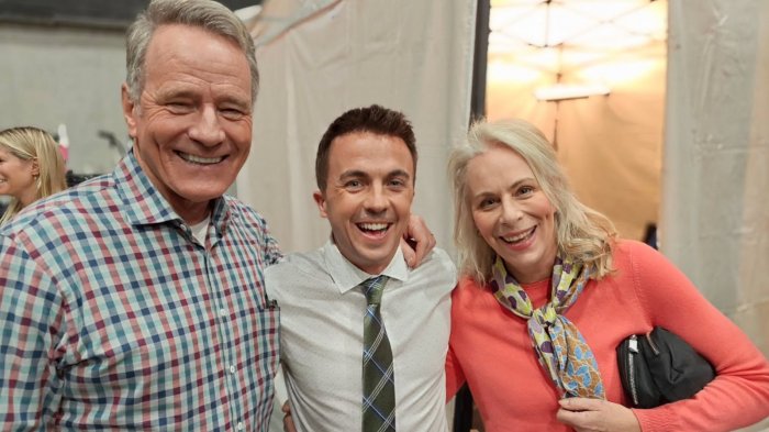 Malcolm, Brian Cranston insieme al “figlio” Frankie Muniz nella foto dietro le quinte: la reunion prende forma