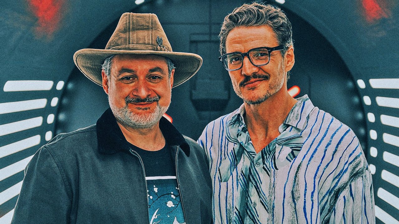 Pedro Pascal è Mando in The Mandalorian & Grogu di Jon Favreau