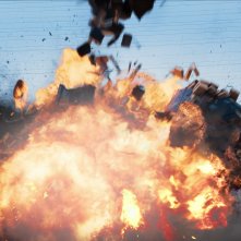 Bullet Train Explosion: una scena action del film