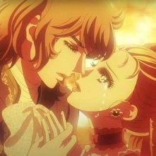 Le rose di Versailles - Lady Oscar: Maria Antonietta e Fersen in una scena romantica