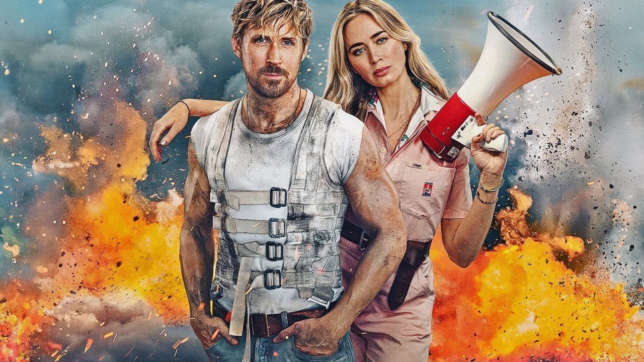 Ryan Gosling e Emily Blunt sul poster di The Fall Guy.
