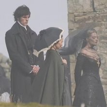 Wuthering Heights: Jacob Elordi e Margot Robbie sul set del film