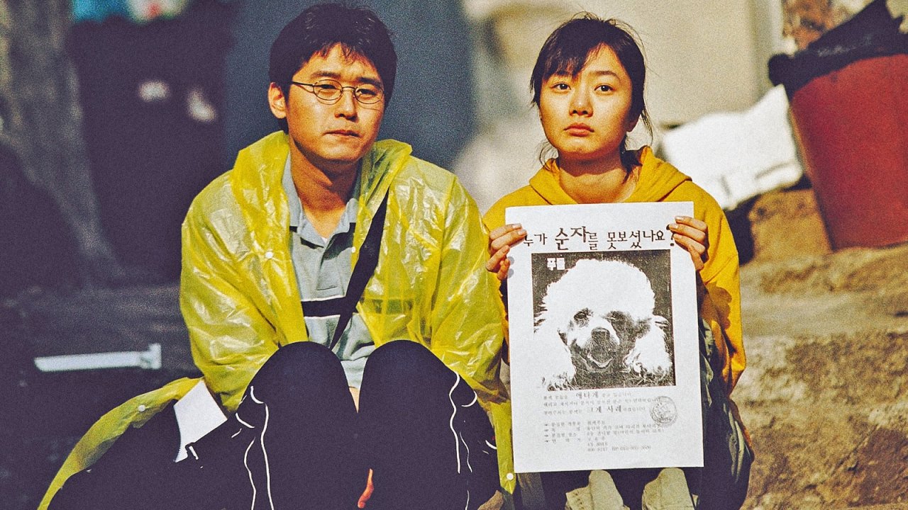 Una scena di Cane che abbaia non morde.