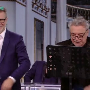 Nino Frassica e Fabio Fazio