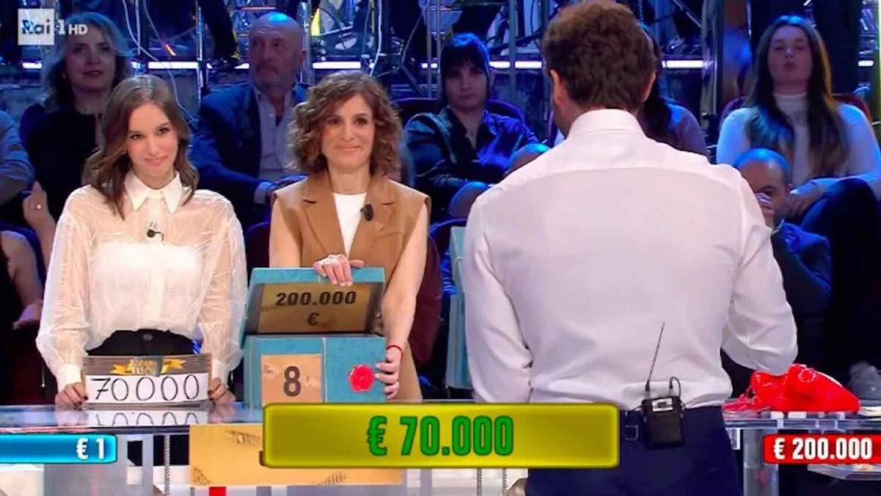 Un'immagine di Affari Tuoi del 4 maggio