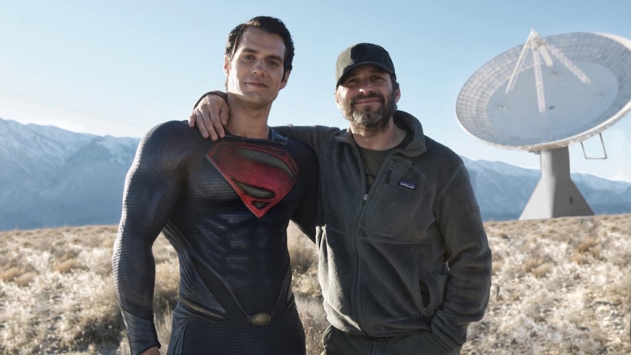 L'uomo d'acciaio: Henry Cavill e Zack Snyder sul set