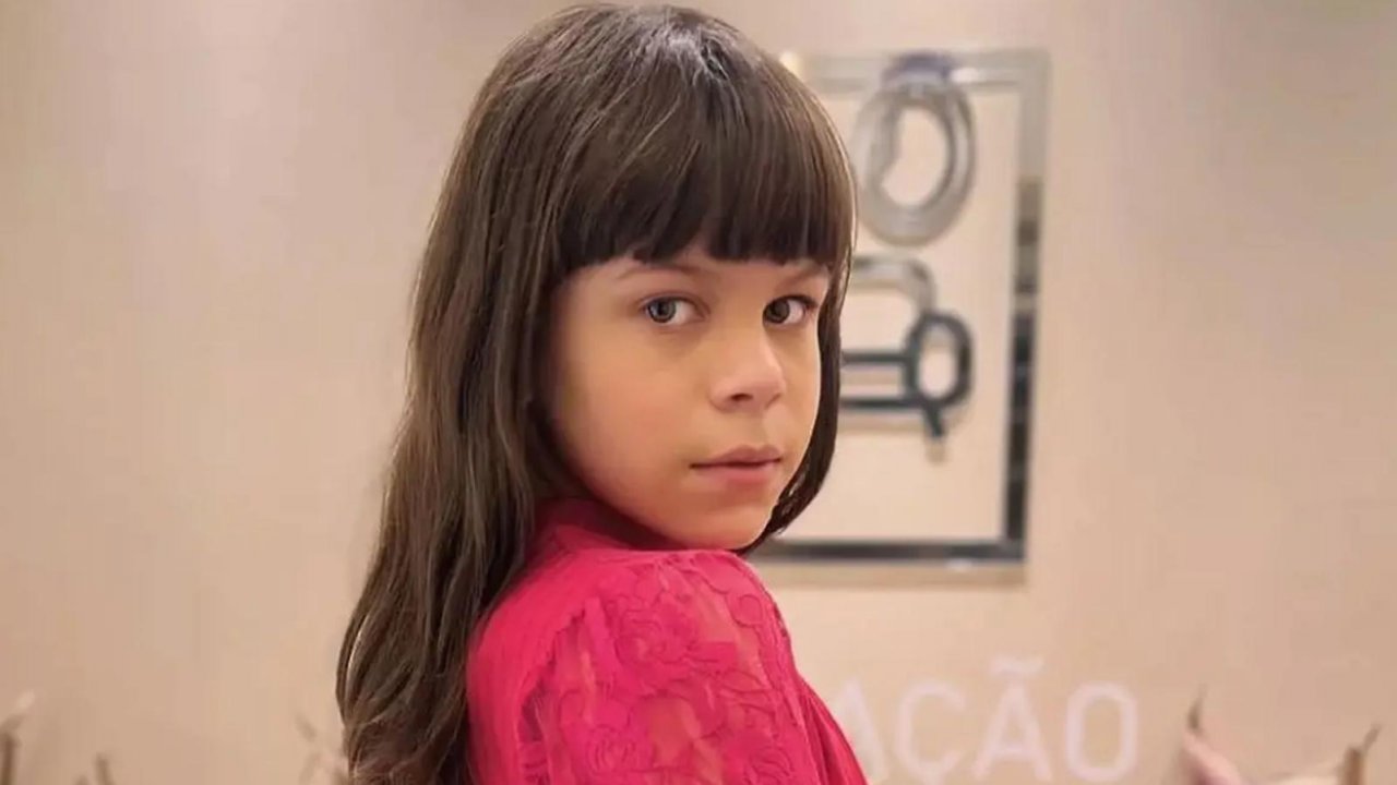 La piccola Milena Brandao