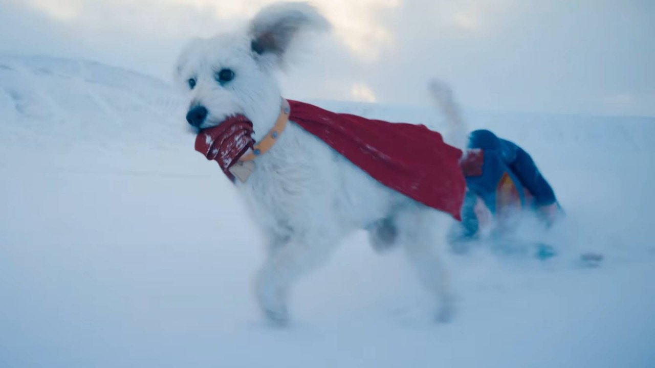 Superman con il fedele cane Krypto