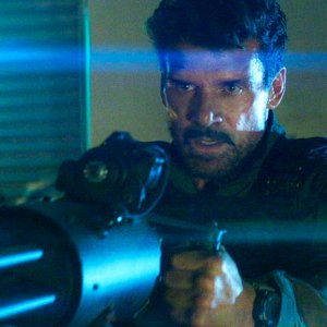 Werewolves: una scena action del film