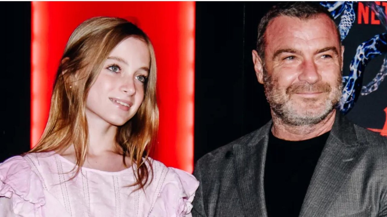 Liev Schreiber e la figlia Kai