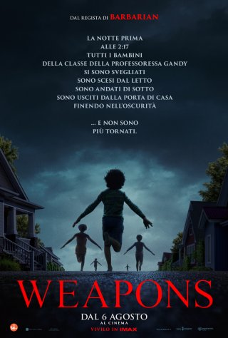 Weapons: locandina italiana del misterioso horror