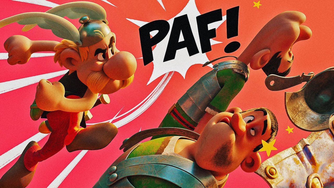 Una scena della nuova serie di Asterix & Obelix