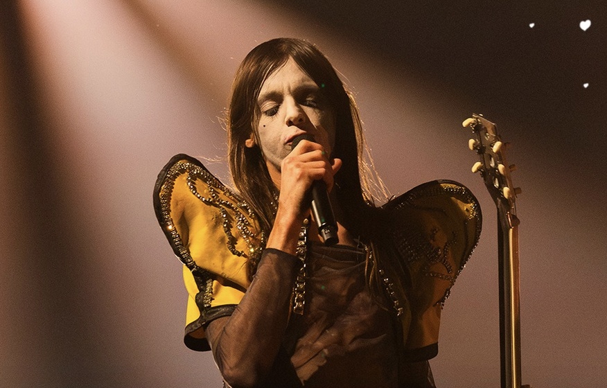 Lucio Corsi in rappresentanza dell'Italia all'Eurovision 2025, su Rai1