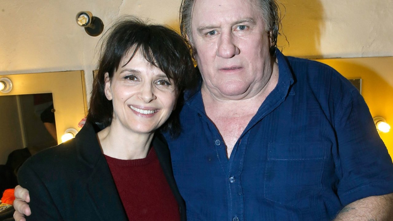 Una foto di Binoche e Depardieu
