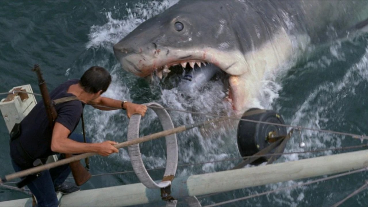 Una scena de Lo squalo.
