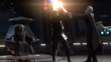Hayden Christensen Christopher Lee Ian Mcdiarmid Star Wars La Vendetta Dei Sith
