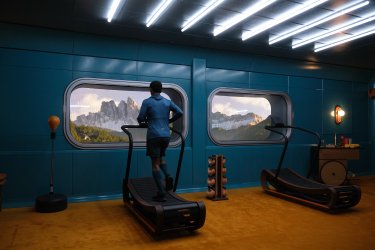 Il Rifugio Atomico Set Visit Palestra Photo Credits Felipe Hernandez