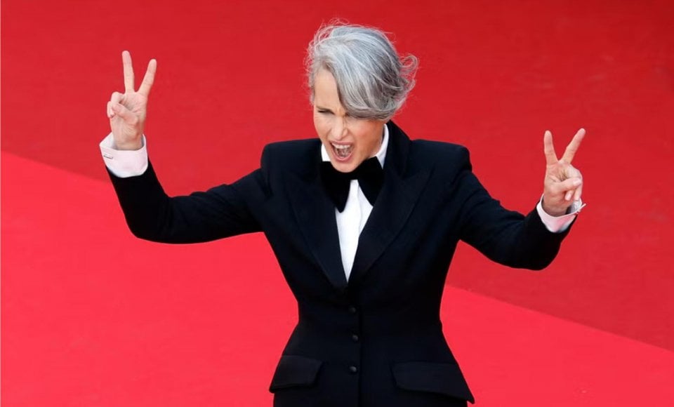 Andie Macdowell Red Carpet Cannes 2025 3