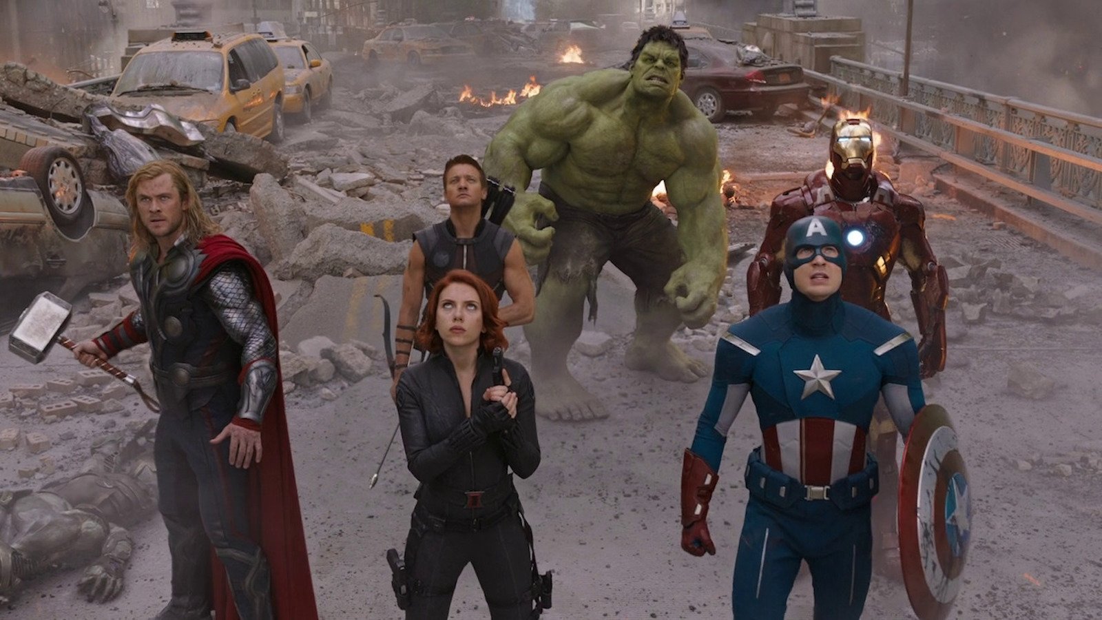 The Avengers: una scena iconica del film