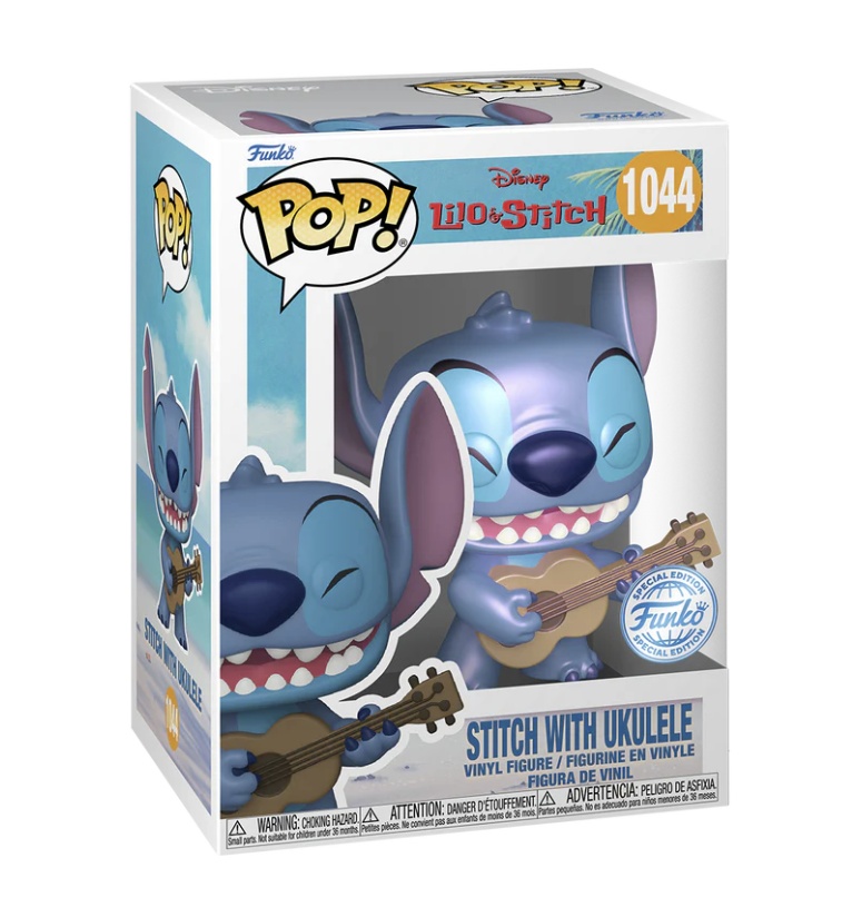 Stitch With Ukulele Pearlescent Lilo And Stitch Pic2