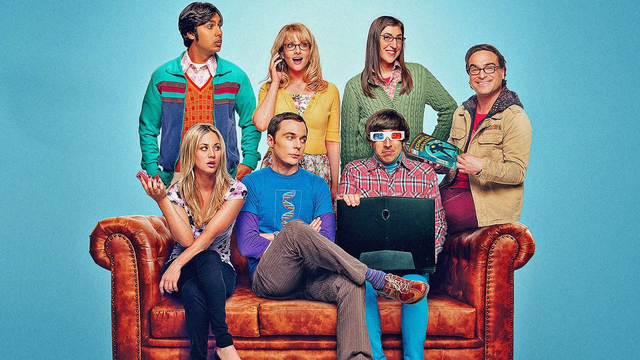 Un dettaglio da un banner di The Big Bang Theory