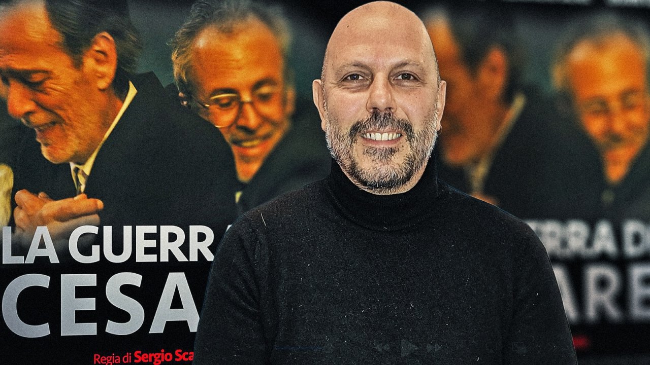 Fabrizio Ferracane e Luciano Curreli in una scena de La guerra di Cesare