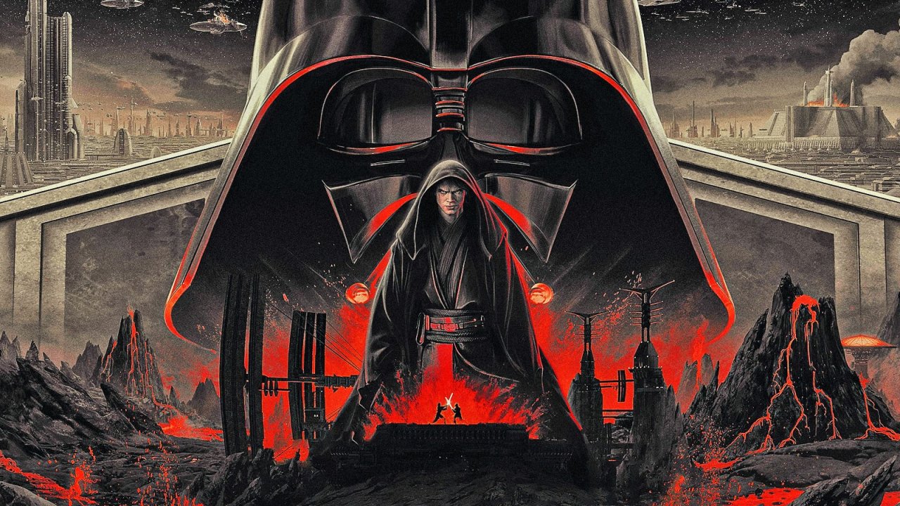 Hayden Christensen e Ewan McGregor nel tragico duello finale di Star Wars: Episodio III - La vendetta dei Sith