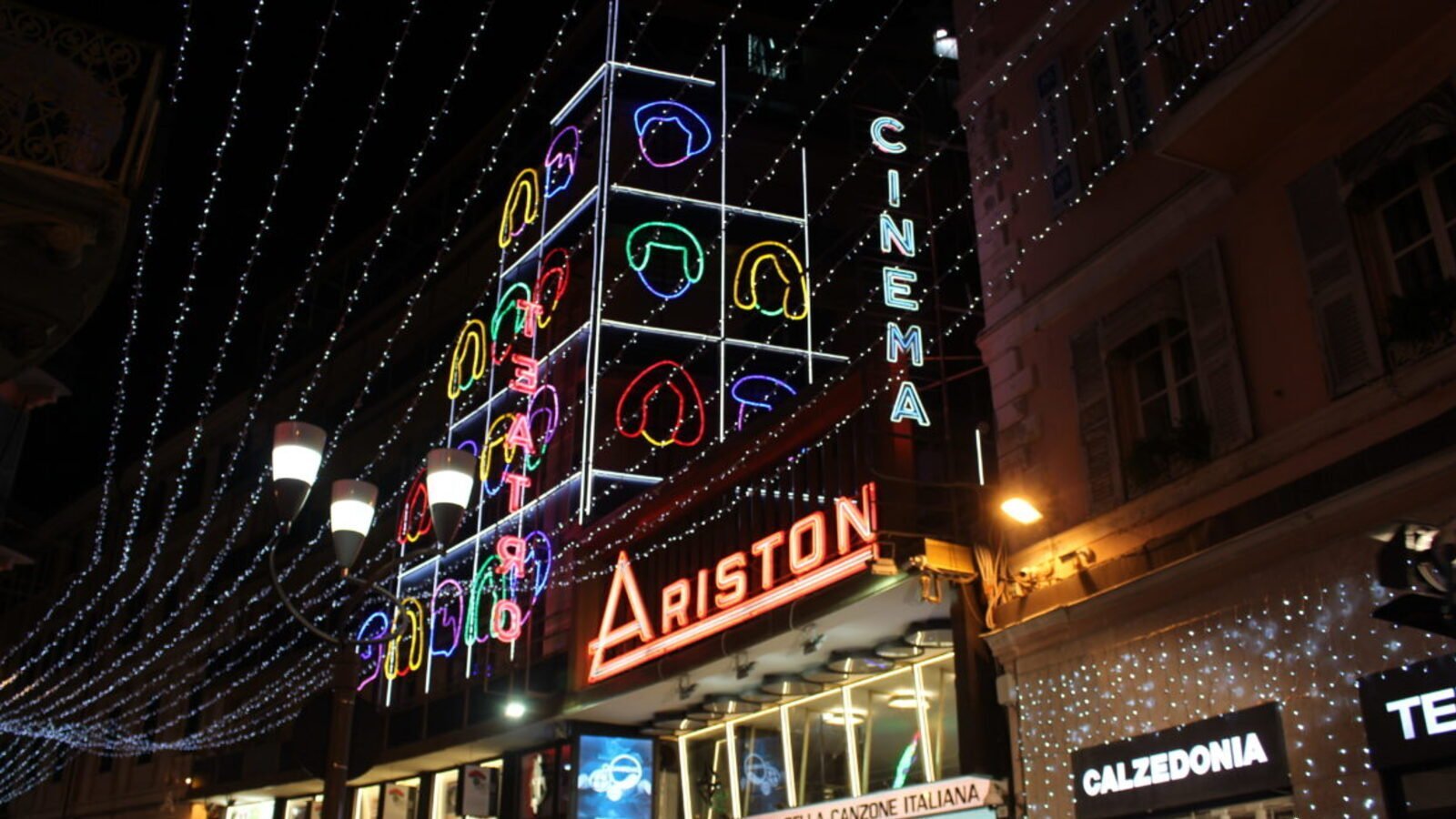 Il teatro Ariston a Sanremo