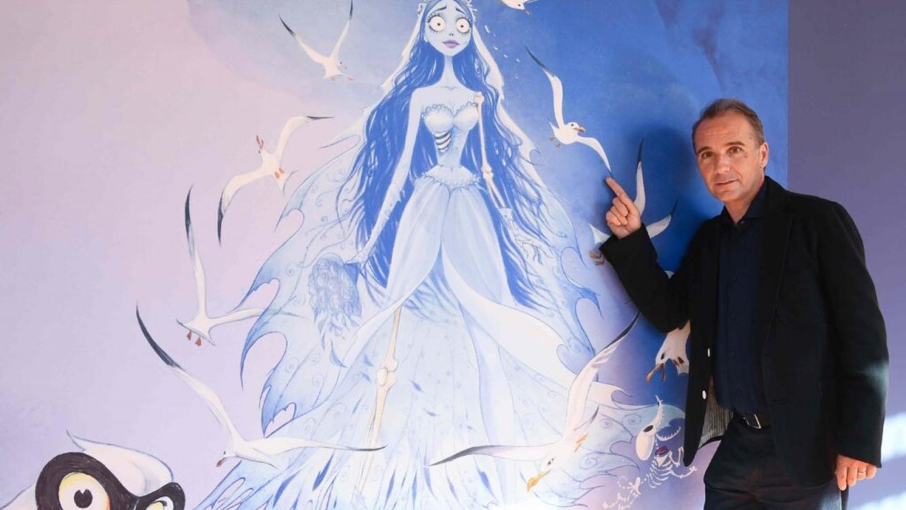 Carlos Grangel a fianco della Sposa Cadavere