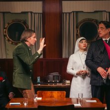 La Trama Fenicia: Benicio Del Toro, Mia Threapleton, Wes Anderson sul set