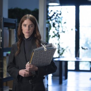 Dark Lines. Valentina Romani in un'immagine della serie.