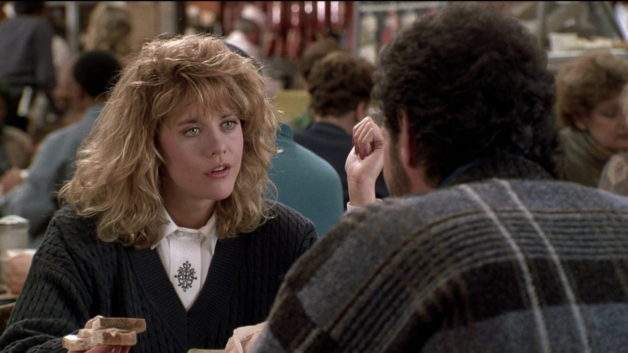 Meg Ryan in una scena di Harry, ti presento Sally