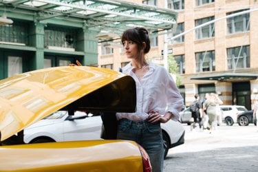 Material Love Dakota Johnson Taxi
