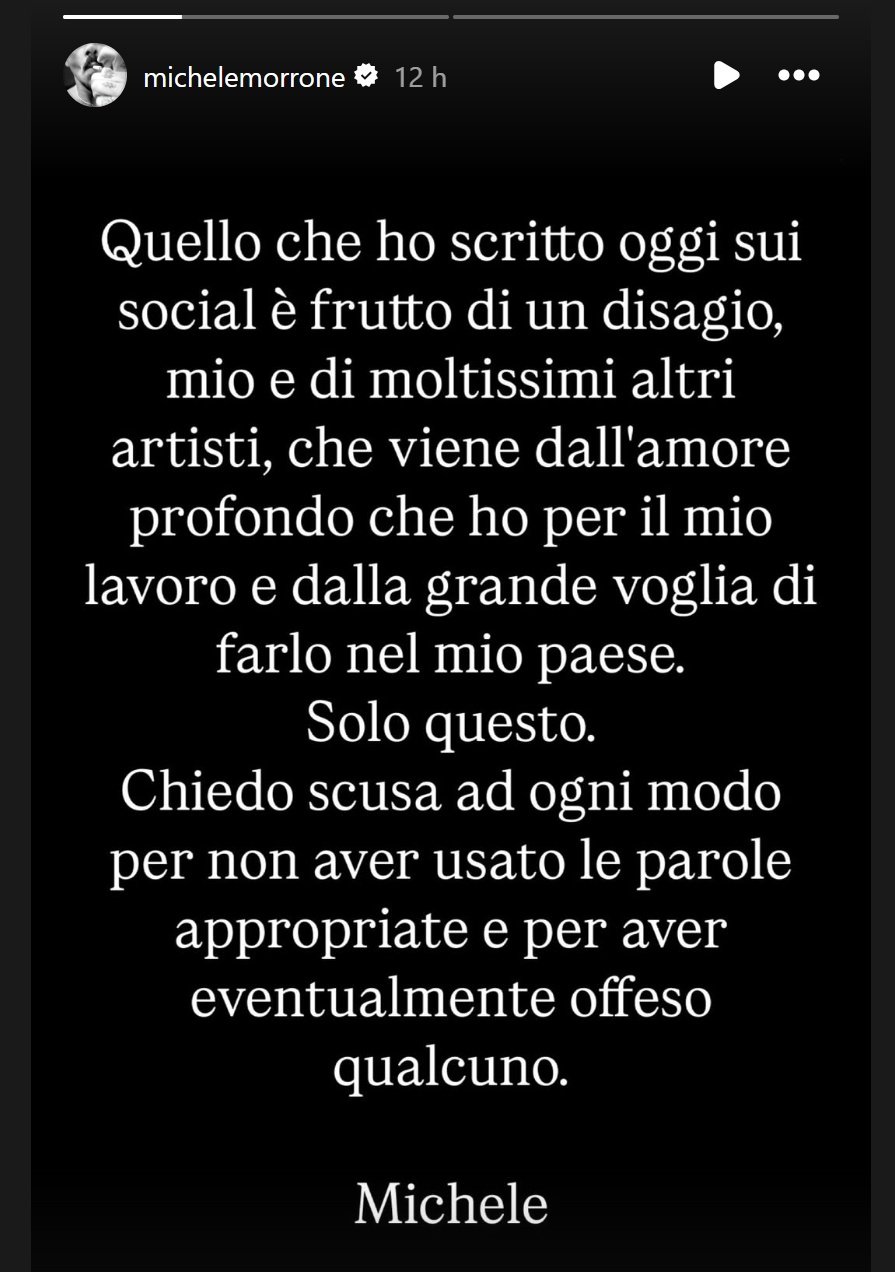 Michele Morrone Scuse