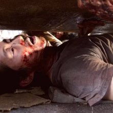 Steven Yeun nell'episodio 'incriminato' di The Walking Dead.