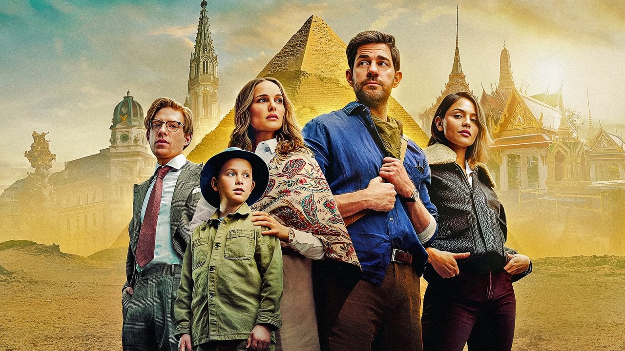 Eiza Gonzales, John Krasinski e Natalie Portman in Egitto