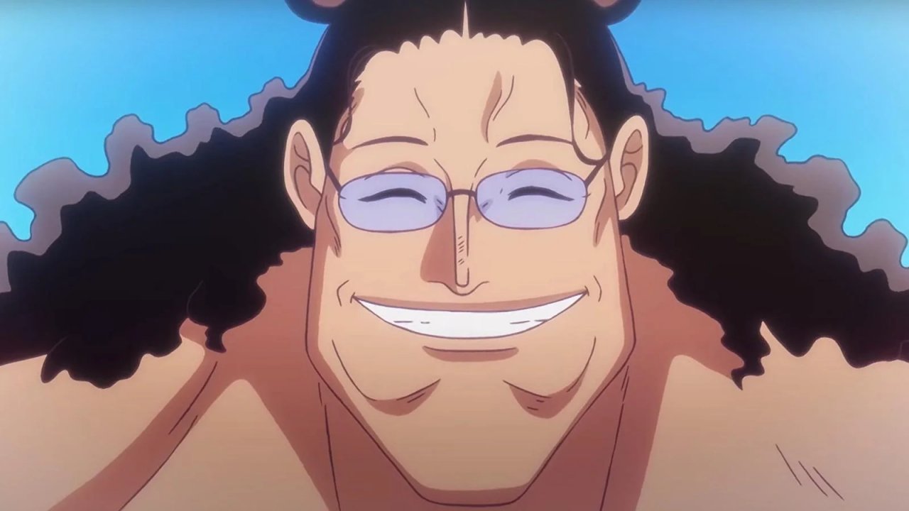 Una scena di One Piece con Kuma